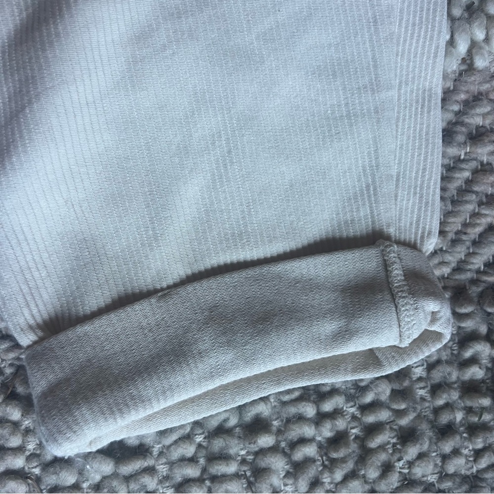 High Rise Una Pluma Cream Corduroy Pants - S, L, & XL - Picture 4 of 5